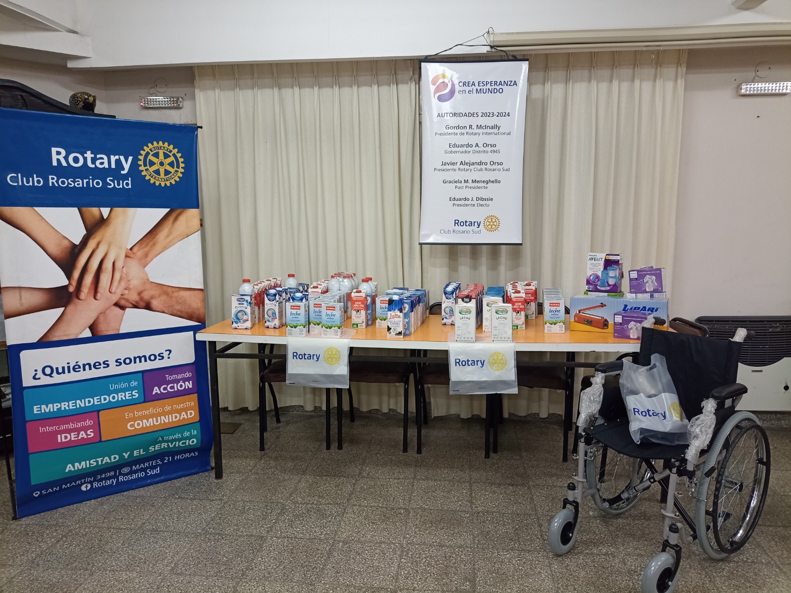 Entrega de equipo médico con Subvención Distrital